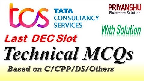TCS NQT programming MCQ question and answers | TCS Coding mcq | TCS December last slot questions