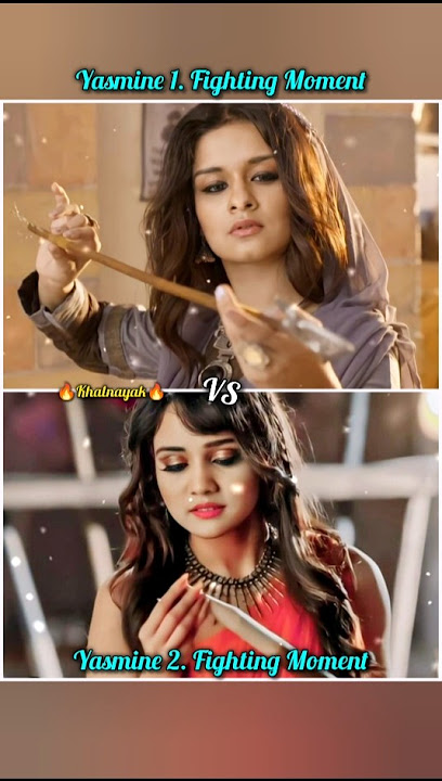 Yasmine 1. Fighting Moment🆚Yasmine 2. Fighting Moment Same Scene 🤩😍🥰😘 #shorts