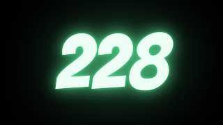 [03:48] 228 Seconds Timer Beeps Countdown | 228s Alarm Countdown Clock Loud Noise When Ends Full HD