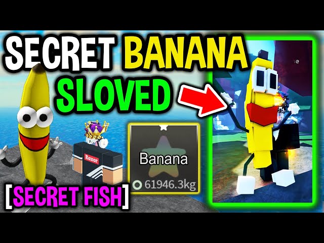 I FOUND The REAL SECRET BANANA FISH in Roblox Fisch.. - YouTube
