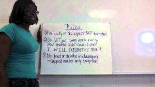 Classroom Expectations, Procedures, and Rules