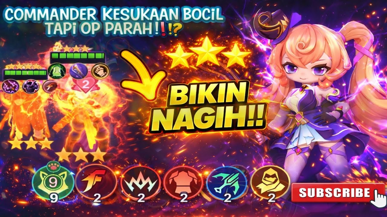 COMANDER LAYLA BUFF EFEK ⁉️ KENAPA JADI OVER POWER BANGET ‼️ #magicchessgogo 