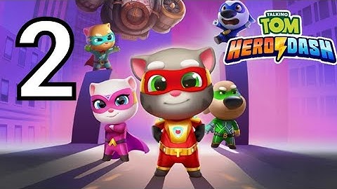 Talking Tom Hero Dash Run Game Gameplay Walkthrough Part 2 (Android,IOS)