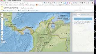 Using National Geographic MapMaker Interactive