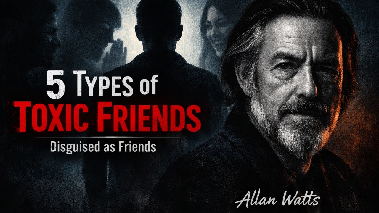 5 Types of Toxic People Disguised as Friends| Allan Watts