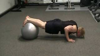 Swiss Ball Atomic Pushup - Wold Fitness Personal Trainer