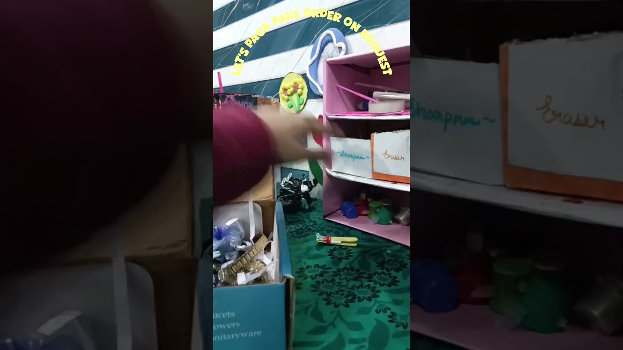 let's pack fake order on request 🫶🏻✨🍀