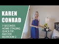 How to Stage a Dated Master Bedroom pt 2 I 7 Seconds Home Staging Quick Tip | Karen Conrad