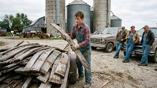 They Laughed When the Boy Asked for Their Scrapped Silo Staves — Until He Poured the First Slab
