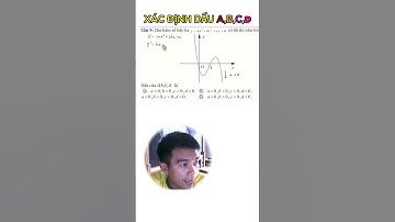 Xác định dấu a b c qua đồ thị hàm số bậc 3 #studywithme #hamso12 #toanthaytinbmt