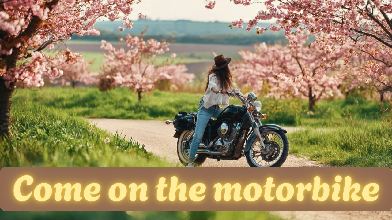 Come on the motorbike
