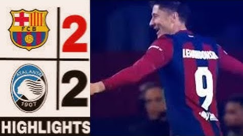 💯Barcelona vs Atalanta (2-2) Extended Highlights UEFA Champions League match 2025