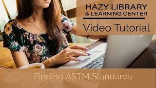 Hazy Library & Learning Center: ERAU, Prescott: Finding ASTM Standards