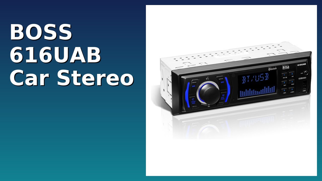 REVIEW (2026): BOSS 616UAB Car Stereo. Features.