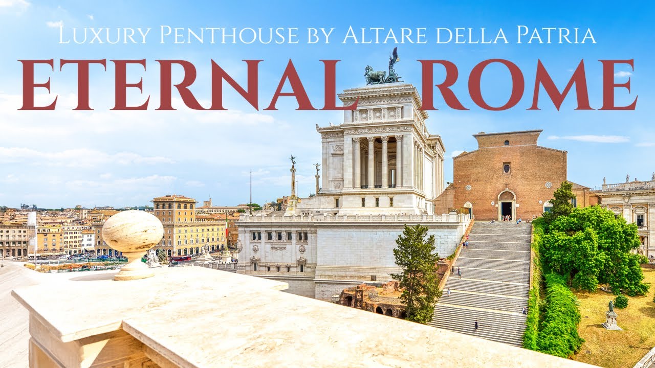 Your Dream Home in Rome: TOUR of a Luxury Penthouse by Altare della Patria | Lionard