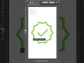 How to draw Verified Icon with stroke and Zig Zag Tool - DesignMentor