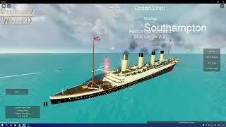 Titanic Sinking ( ROBLOX : Tiny Sailor World )