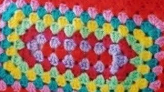 كيفيه صنع مفرش كروشيه مستطيل الجراني How to crochet tablecloth in the granny pattern @gehan164