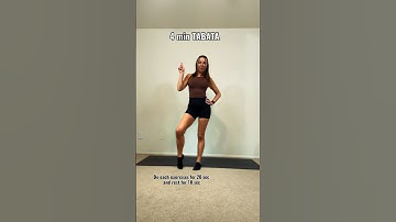4 min intense TABATA workout for maximum BURN 🔥