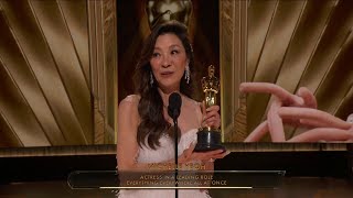 Michelle Yeoh wins Actress in a Leading Role for 