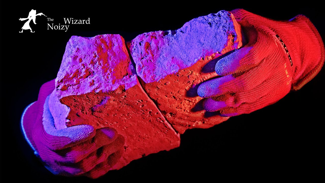 Intense brick grinding ASMR – Grinding and brushing sounds (no talking)