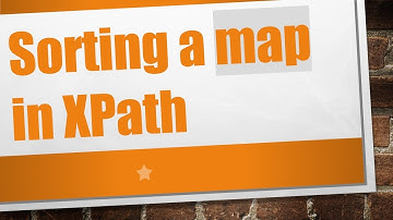 Sorting a map in XPath
