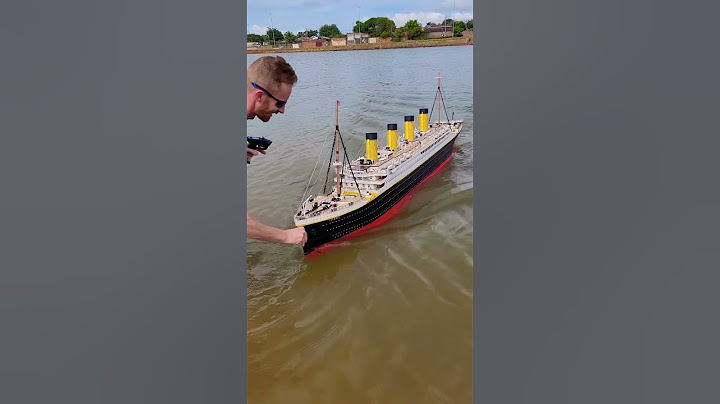 réplica titanic criada por Vatuti Erik Dieter . escala 1/100 rádio controle #shorts