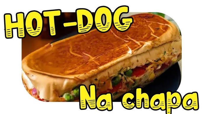 Montagem do nosso hot Dog prensado #food #hotdog #hotdogchallenge #fa