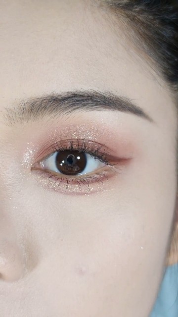 Step by Step Korean Eye Makeup Tutorial Korean Makeup Tutorial #shorts #makeup #cute #eyeliner