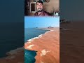 एक समुद्र का पानी अलग अलग रंग में कैसे हैं कभी नहीं मिलते#nonfollowers #foryou #facts #sea