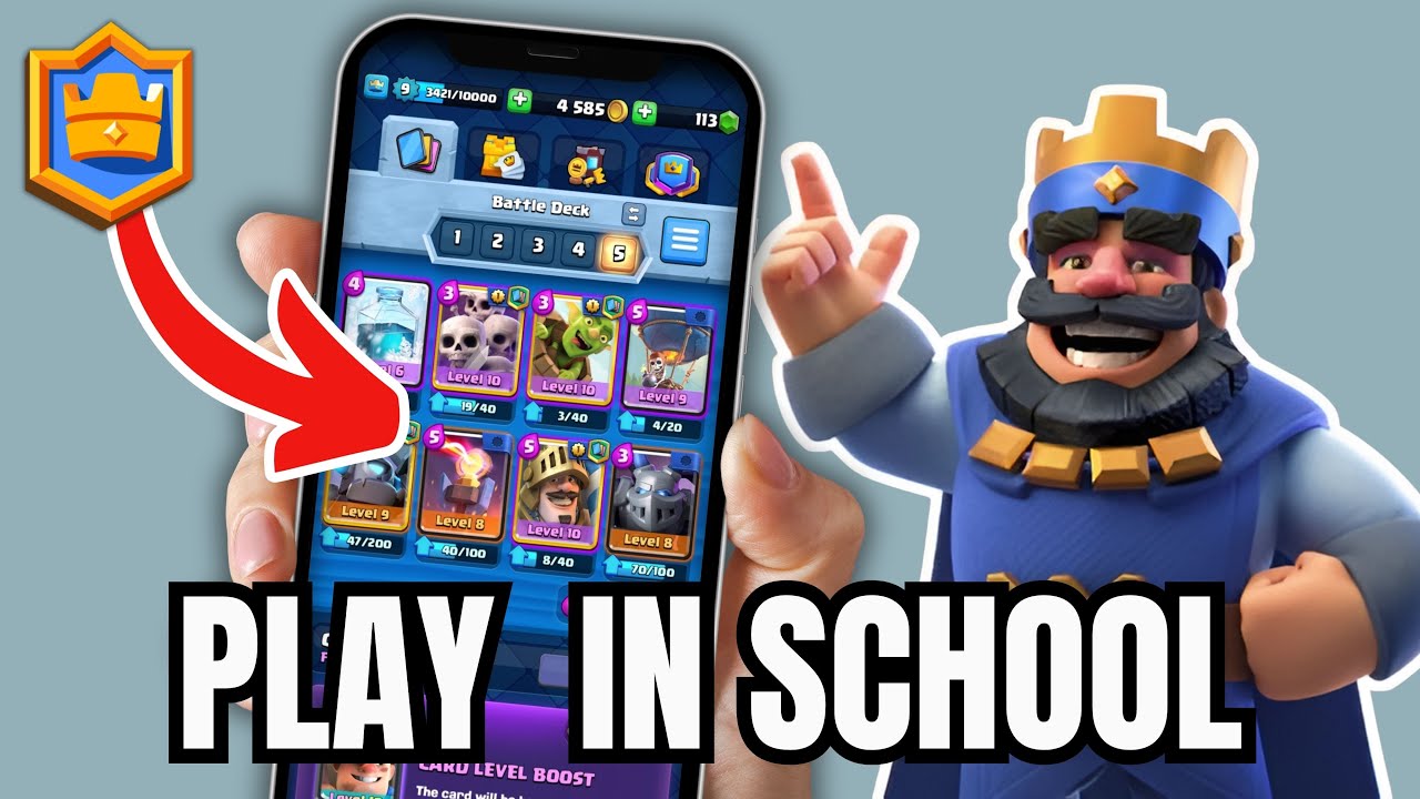 How To Play Clash Royale In School Full Guide (UPDATED)