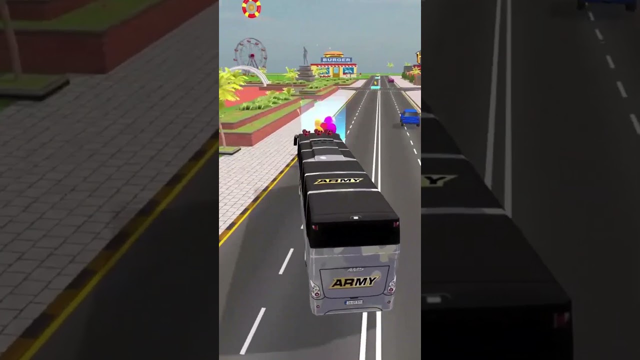 Army Bus Robot: Robot Car Game