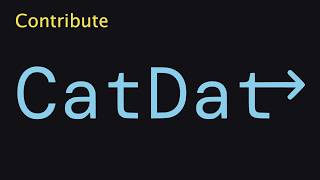 video thumbnail: How to contribute to CatDat – Two practical example pull requests