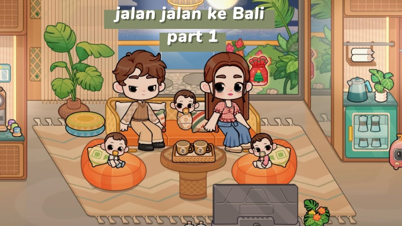 Keluarga b jalan jalan ke bali