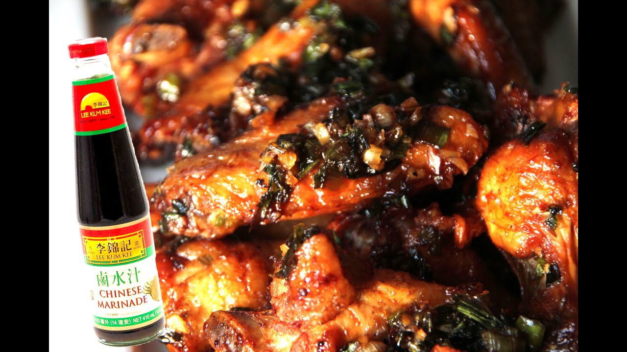 Crispy Chicken Wings with LKK Chinese Marinade Sauce 李錦記鹵水蜜汁香脆雞翼Recipe ...