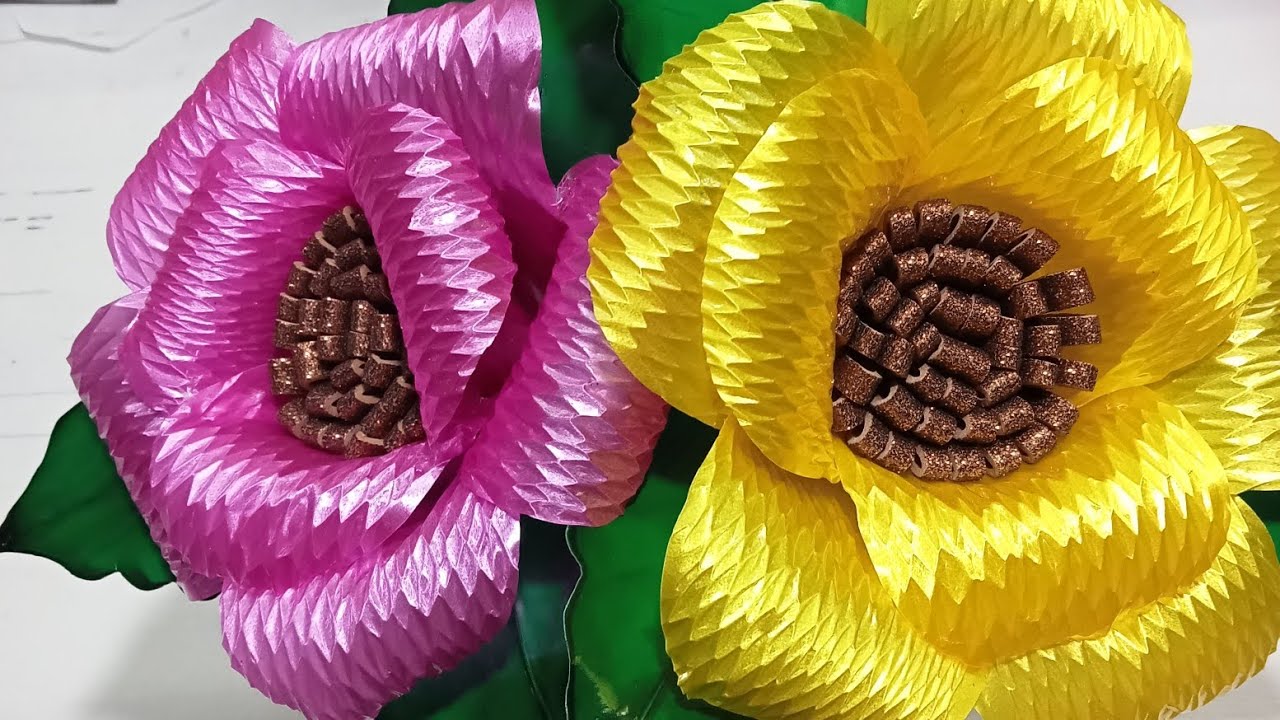 cómo hacer una flor con listón celoseda fácil de hacer