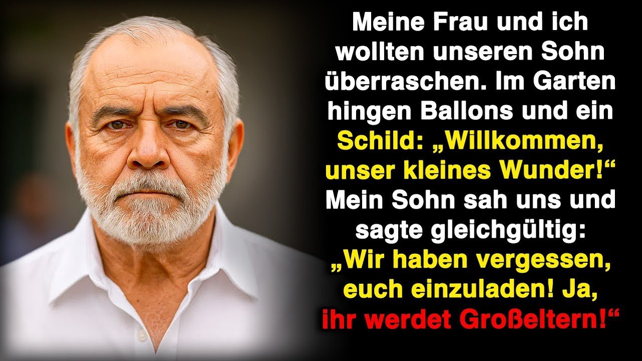 Als ich das Krankenhaus früher verlassen wollte, um die neue Firma zu überraschend zu präsentieren, fuhr ich vor das Haus meines Sohnes. Statt eines Empfangs fand ich eine Babyparty vor, mit...