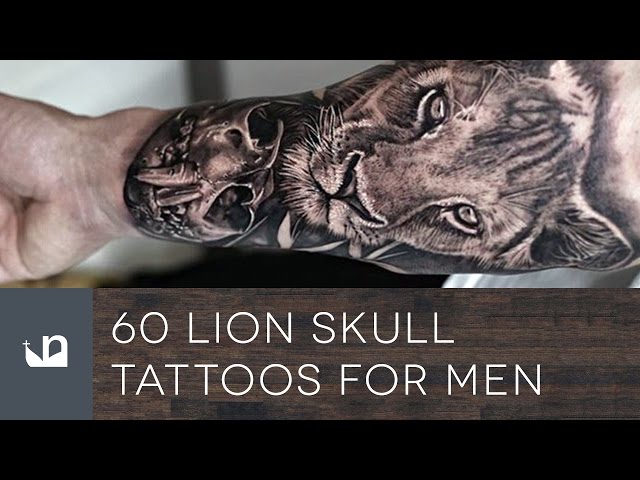 HD lion with tattoo wallpapers | Peakpx