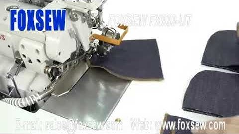 Automatic J-Placket Serging Overlock Sewing Unit