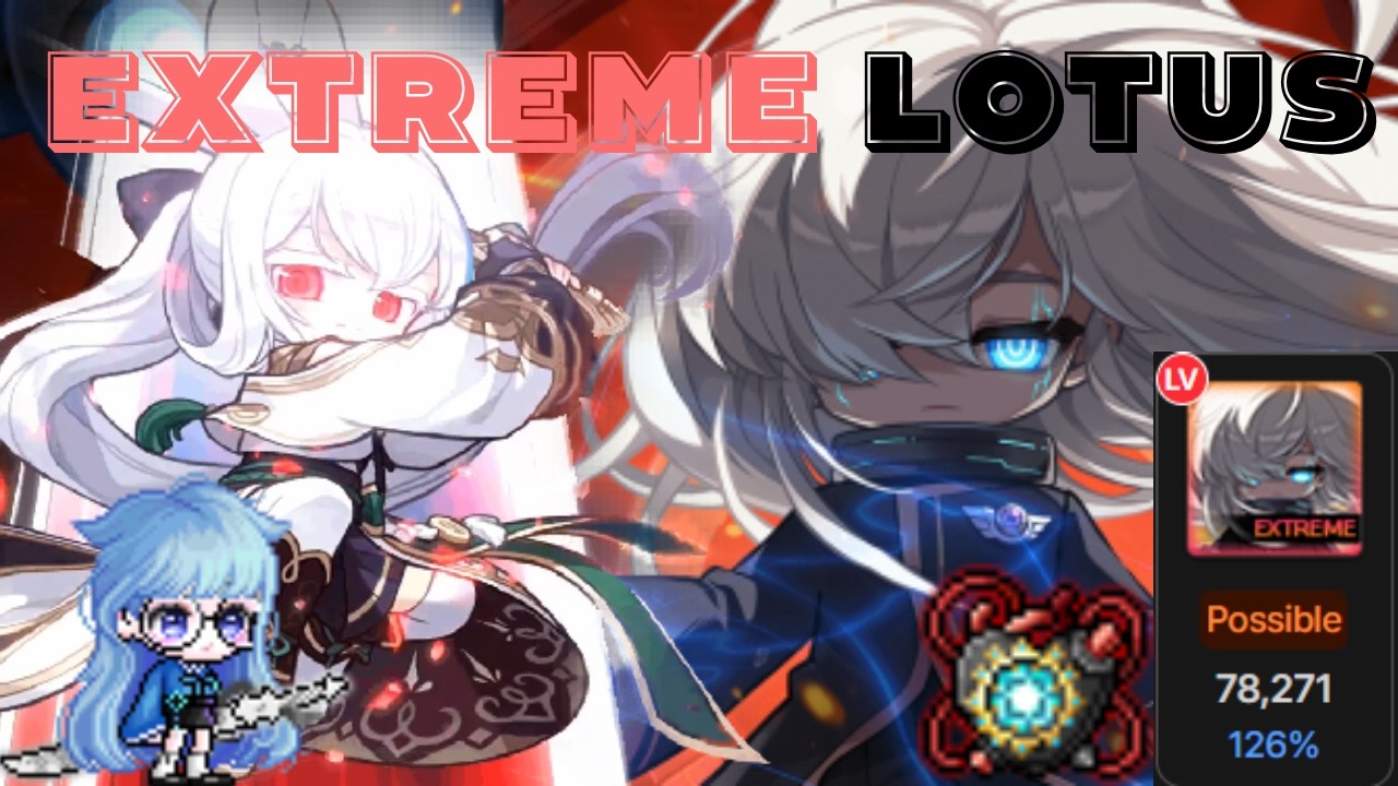 [Maplestory Kronos] Ren Extreme Lotus Clear | 78k Hexa