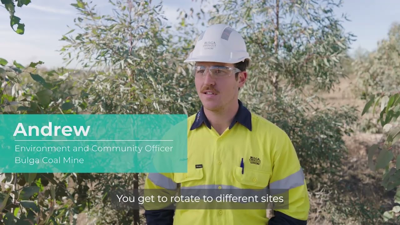 Andrew is building an exciting and well-paid career in mining