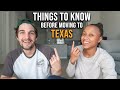 THINGS TO KNOW BEFORE MOVING TO TEXAS