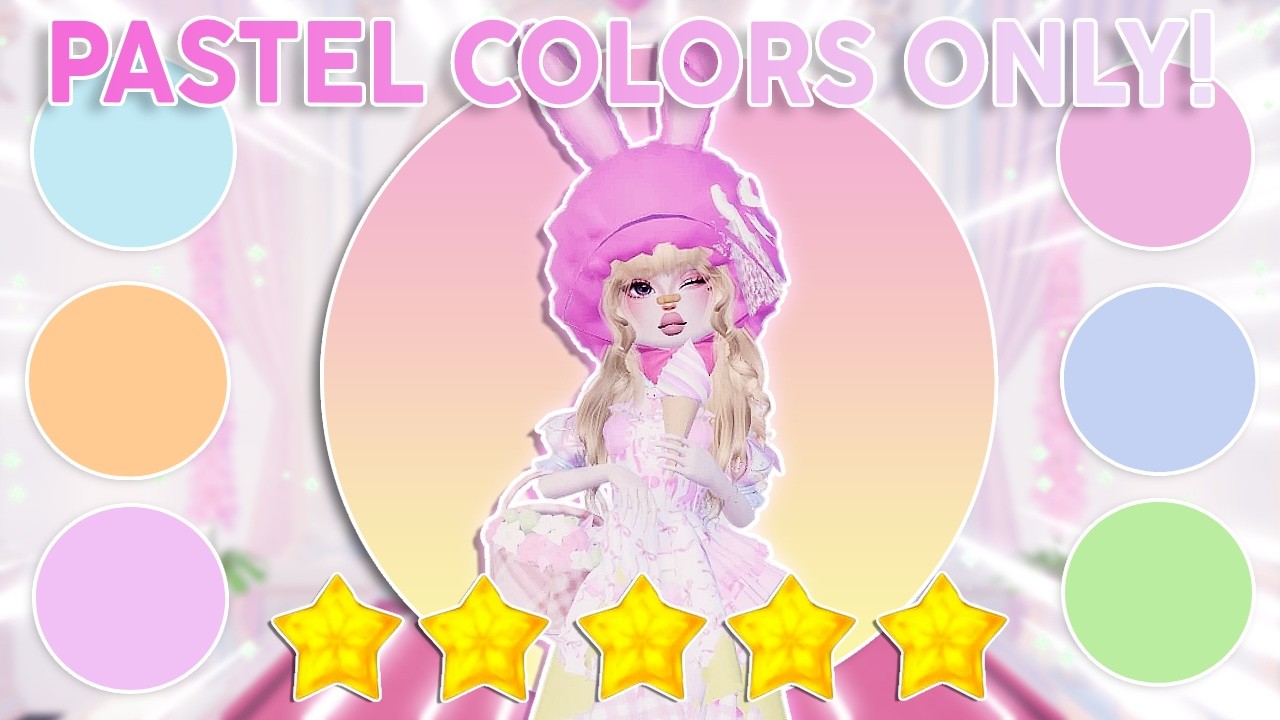 pastel dress to impress roblox pastel