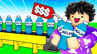 DOMINANDO O MUNDO apenas VENDENDO ÁGUA no Roblox
