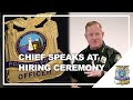 PPB Chief Bob Day Speaks at Hiring Ceremony