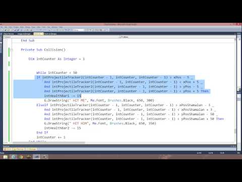 Visual Basic - Video Game Design Part 12