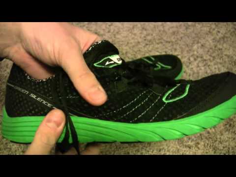 brooks green silence running shoes