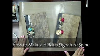 How to Make a Hidden Signature Spine Tutorial
