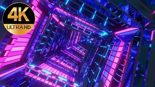 10 Hour TV VJ LOOP NEON Square Blue pink Color neon light tunnel Abstract Background Video , 4k by 10 Hour 4K screensavers by Donivisuals 1,863 views 9 days ago 10 hours