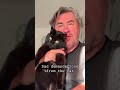 Dad is begging for the cat's love #blackcatmajk #catvideos